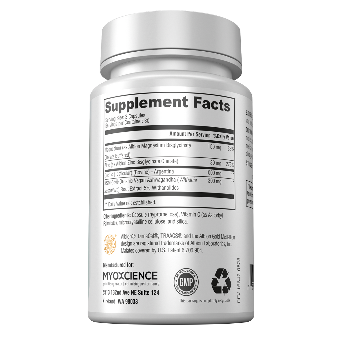 Morning Wood  Beef Testicle Extract, KSM-66 Ashwagandha, Zinc and Mag –  Myoxcience