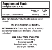 Liquid Iodine Concentrate |  150 mcg of iodine (as potassium iodide)