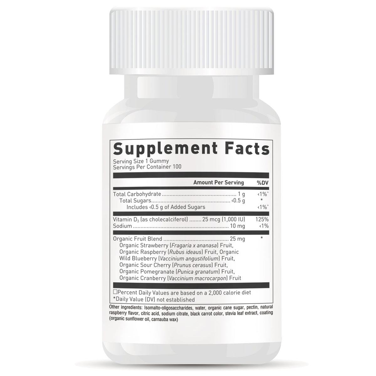 Vitamin D Gummies 1,000 IU of vitamin D3 Myoxcience
