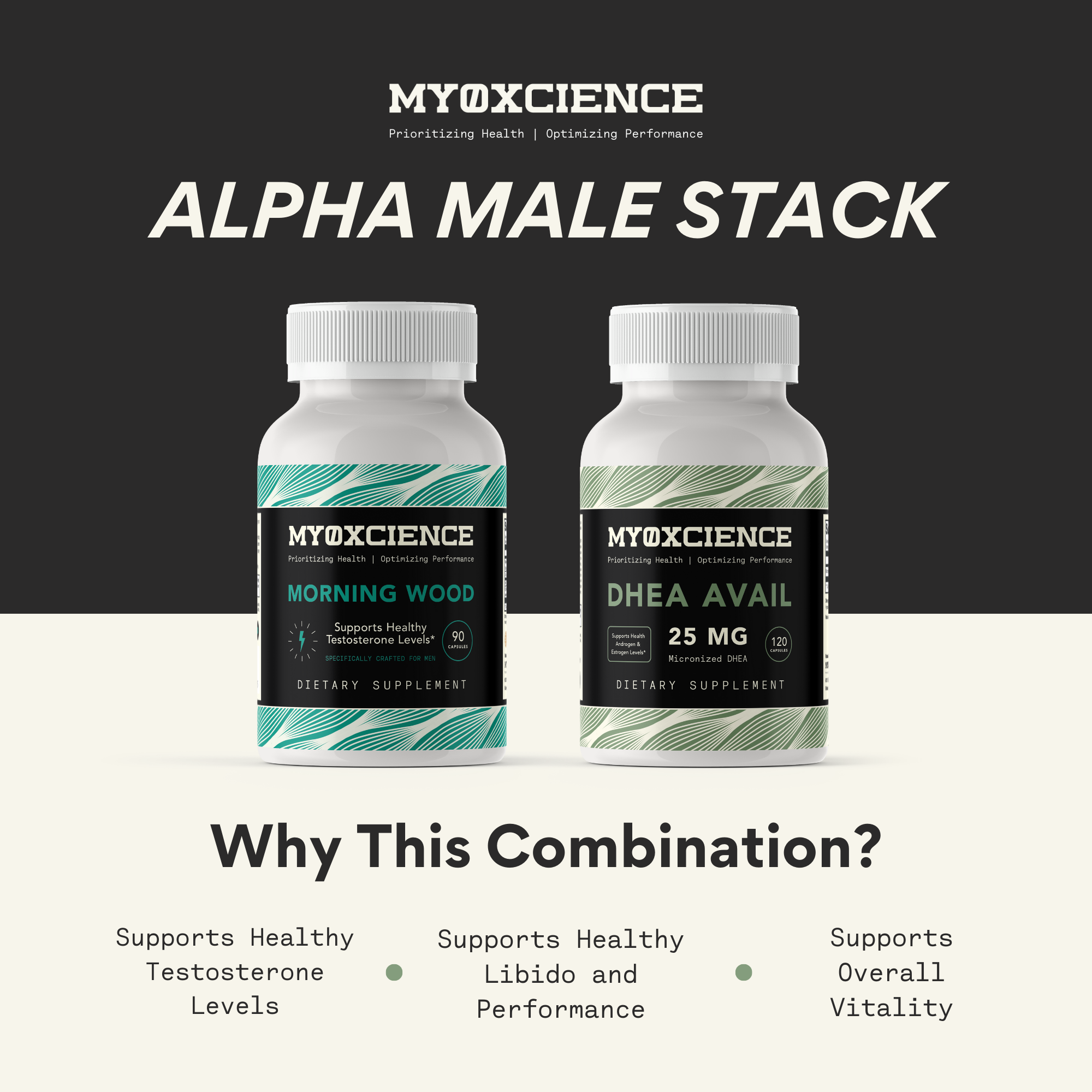 Alpha Male Stack | Morning Wood Plus DHEA