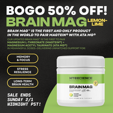 Brain Mag Magnesium L-threonate, Magnesium Acetyl Taurinate + Magnesium Glycinate Chelate powder