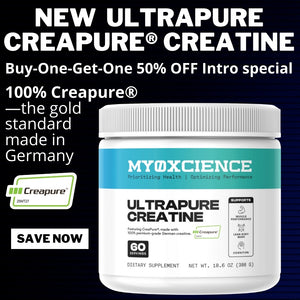 NEW: Pure 100% Creapure® Creatine: the world’s purest creatine monohydrate made in Germany