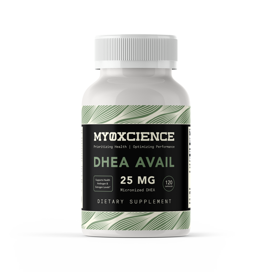 DHEA Avail | Absorption Enhanced DHEA | 10 and 25 mg