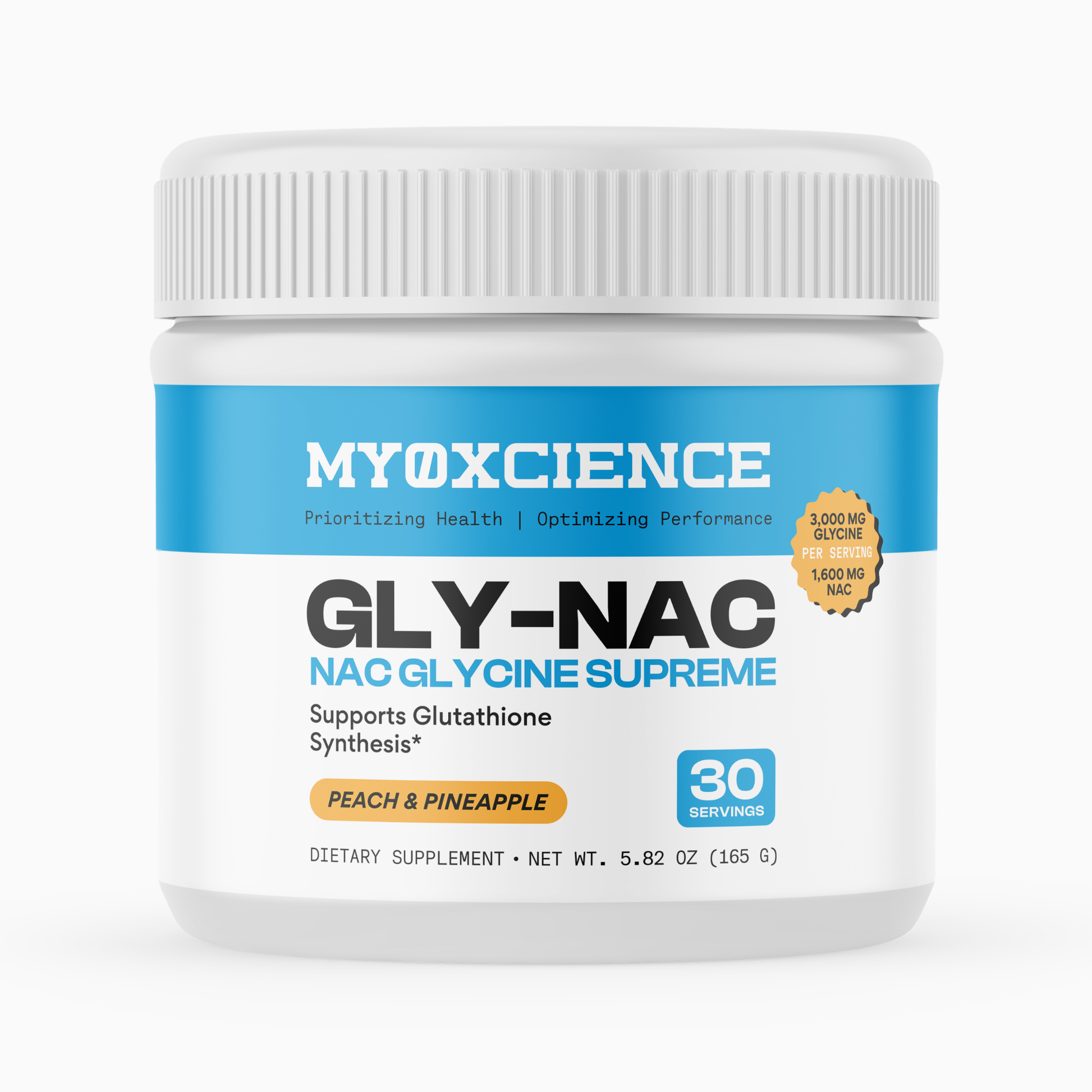 NAC + Glycine Supreme | N-Acetyl-L-Cysteine, Glycine and Taurine Combi Myoxcience NAC + Glycine Supreme | N-Acetyl-L-Cysteine, Glycine and Taurine Combi Myoxcience