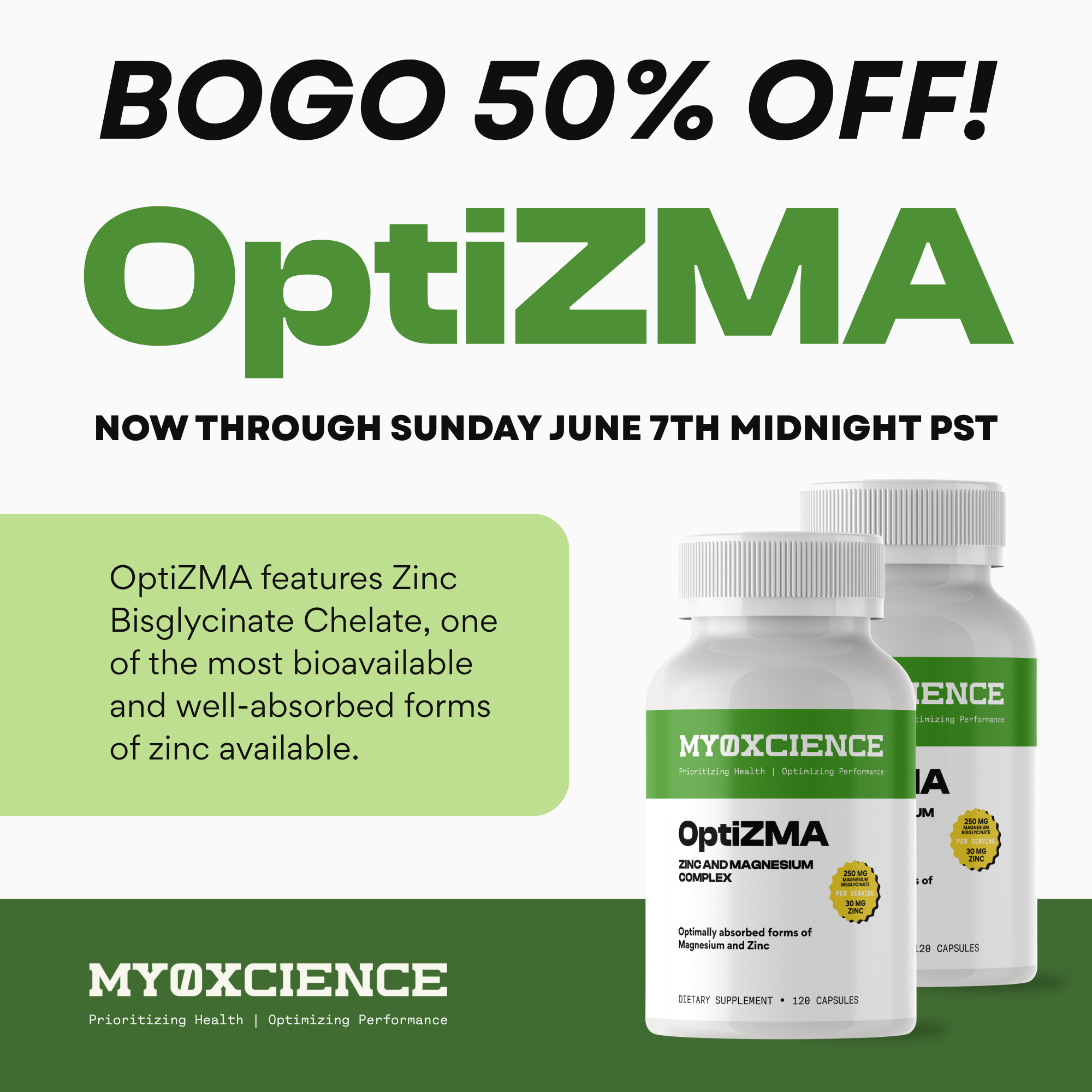 Opti ZMA: Magnesium and Zinc Complex