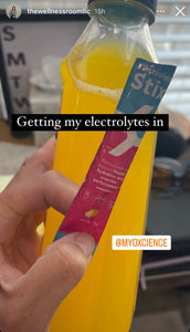 Electrolyte Stix: 2.6 grams of Creatine Enhanced With Electrolytes