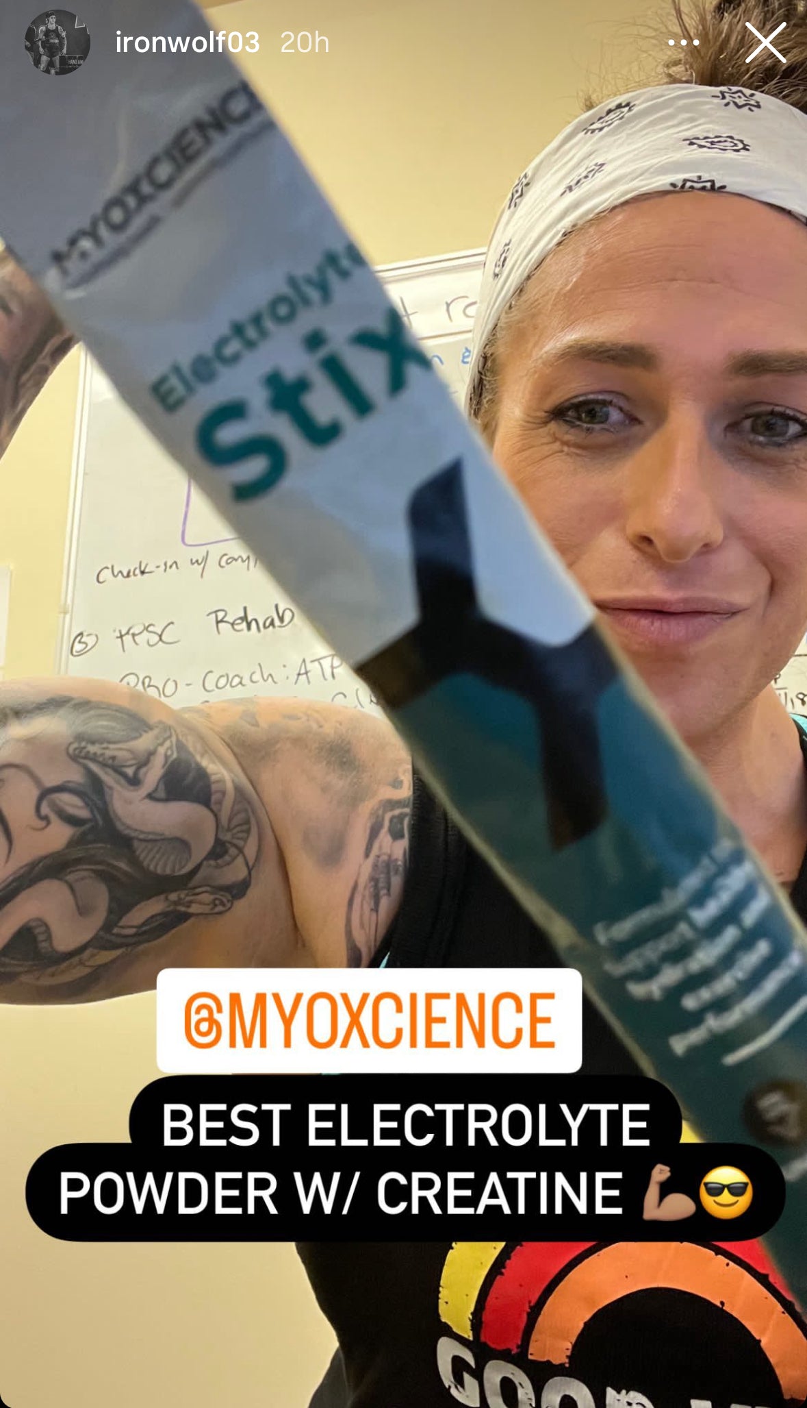 Electrolyte Stix: 2.6 grams of Creapure® Creatine Enhanced With Electrolytes