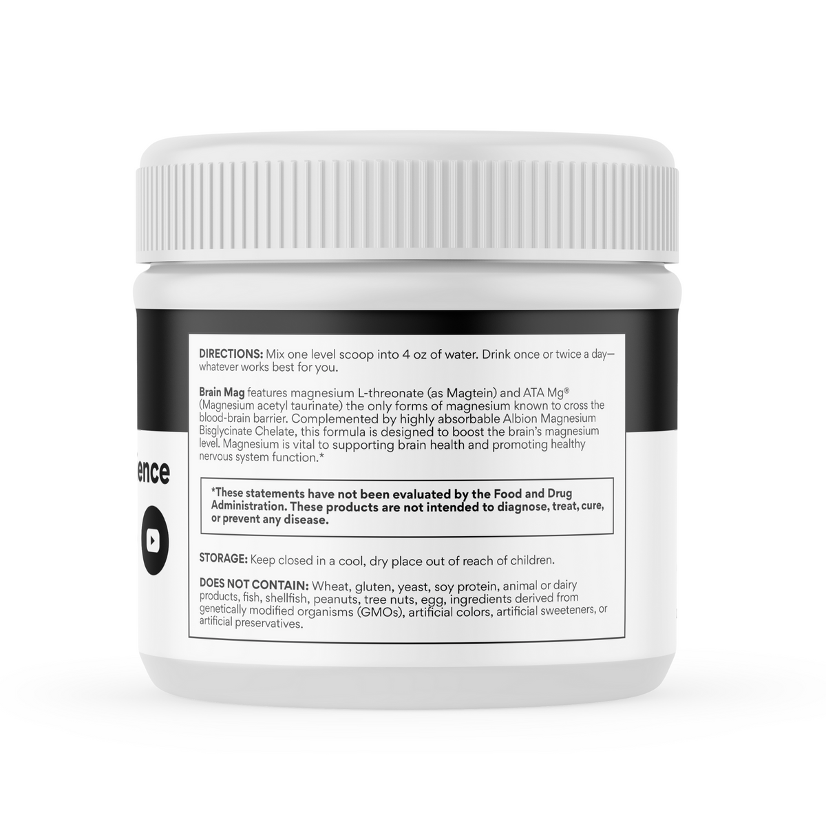 Brain Mag Magnesium L-threonate, Magnesium Acetyl Taurinate + Magnesiu ...