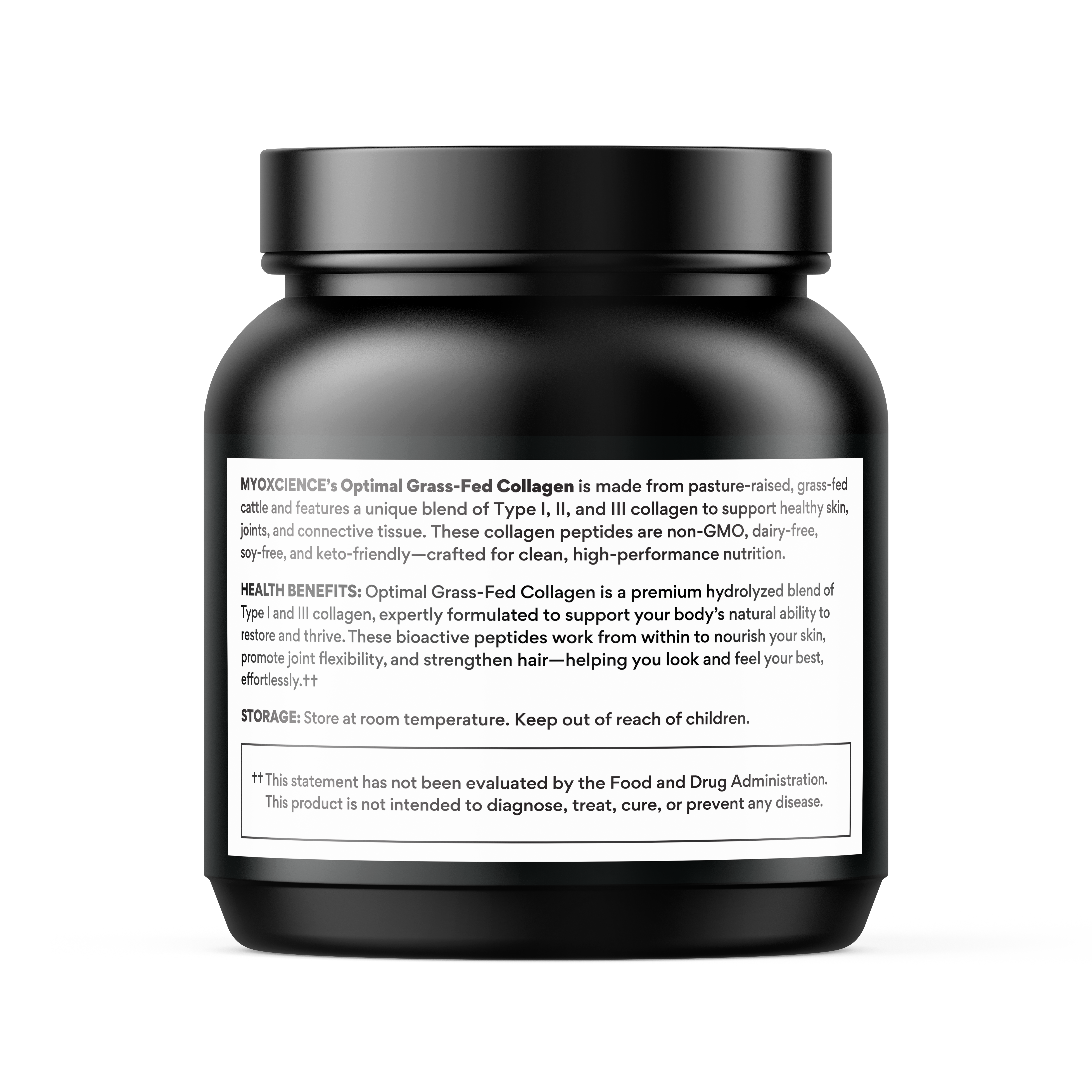 Optimal Grass-Fed Collagen| Supports collagen production joint health skin elasticity and more