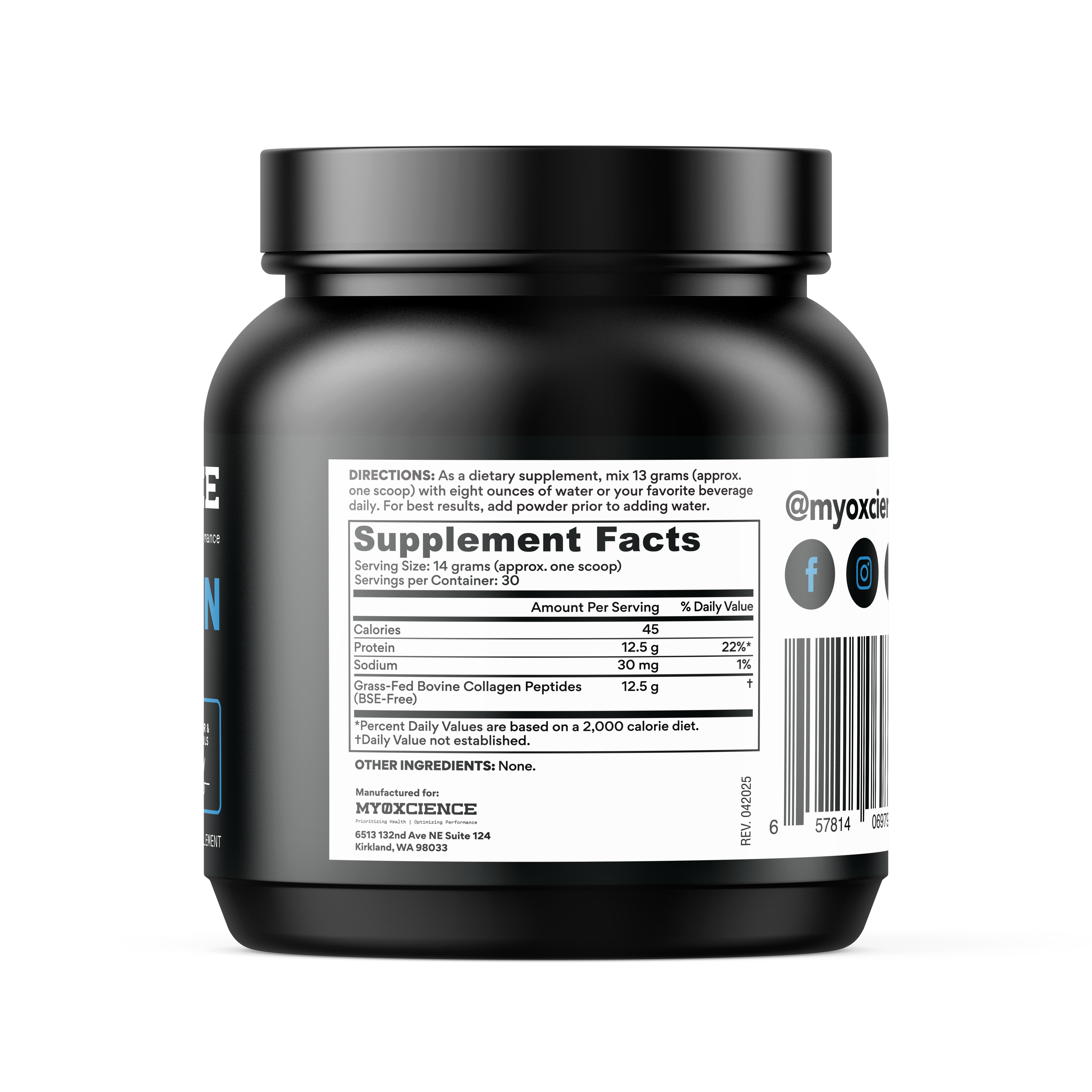 Optimal Grass-Fed Collagen| Supports collagen production joint health skin elasticity and more