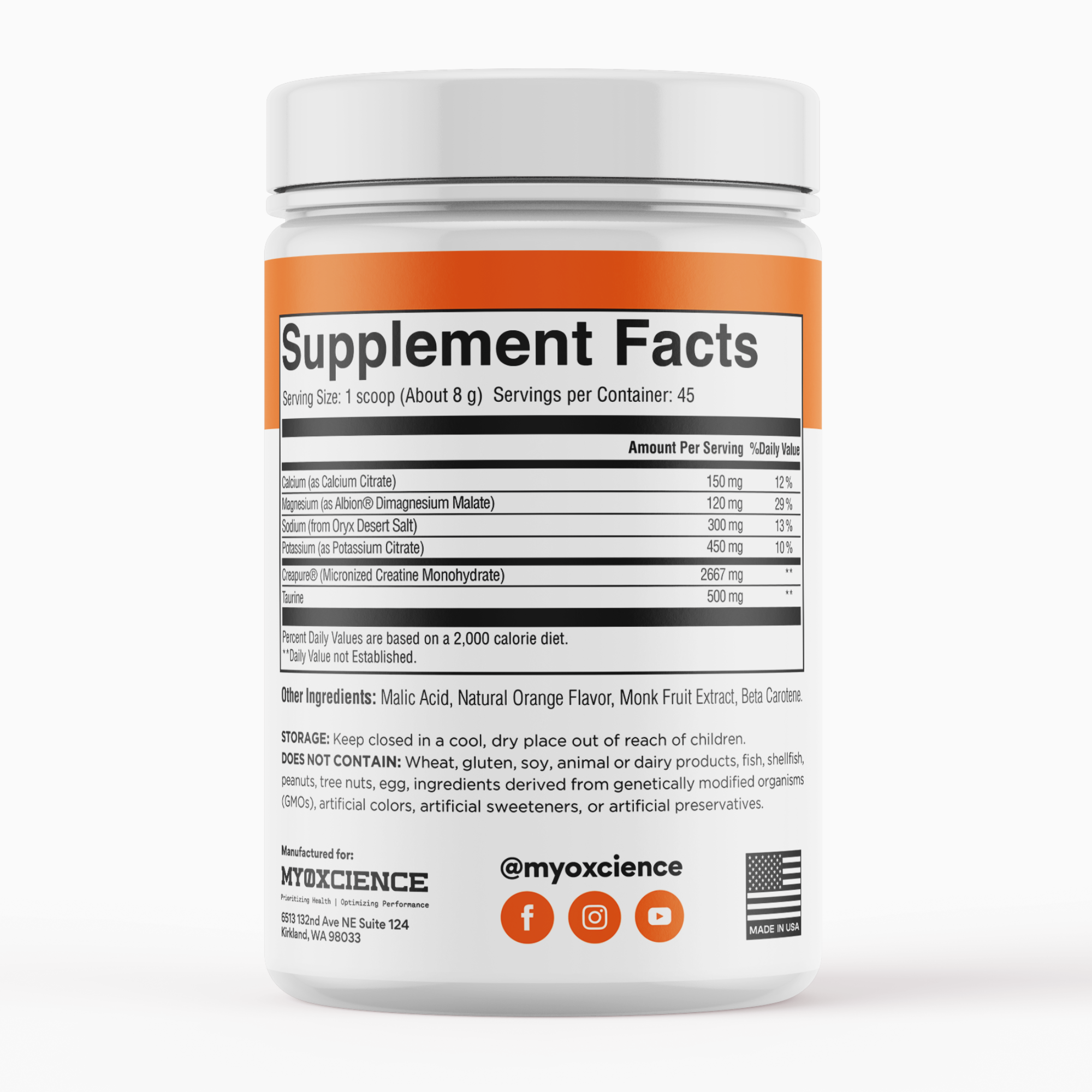 Electrolyte Stix: 2.6 grams of Creapure® Creatine Enhanced With Electrolytes