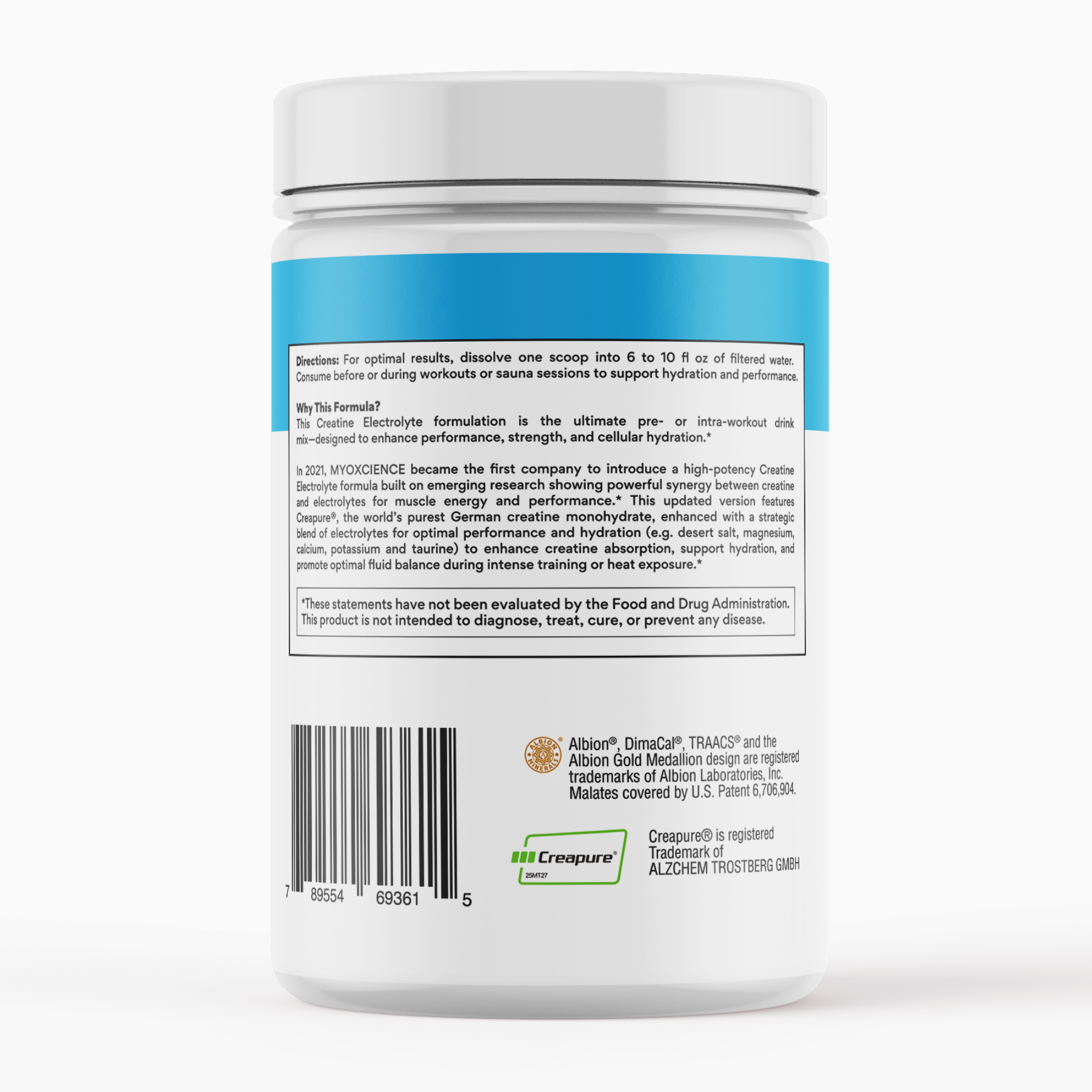 Electrolyte Stix: 2.6 grams of Creapure® Creatine Enhanced With Electrolytes