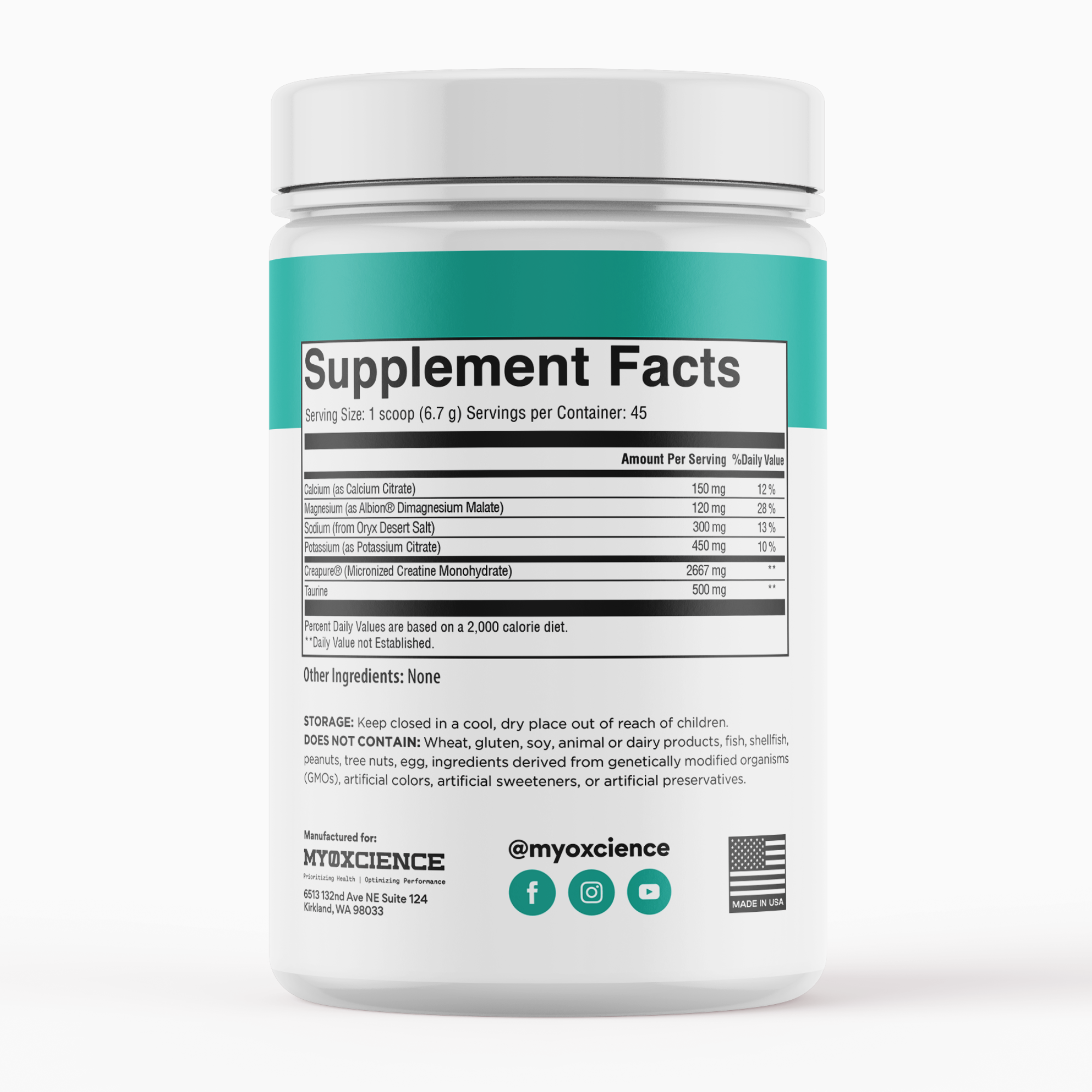 Electrolyte Stix: 2.6 grams of Creapure® Creatine Enhanced With Electrolytes
