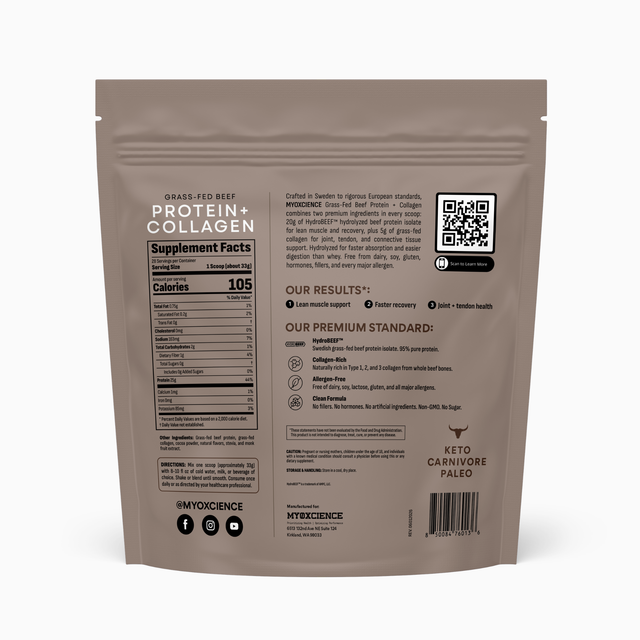 Pre-Sale: Grass-Fed Beef Protein + Collagen Complex