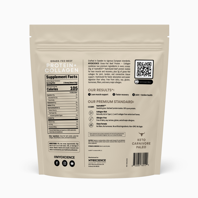 Pre-Sale: Grass-Fed Beef Protein + Collagen Complex