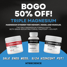 Brain Mag Magnesium L-threonate, Magnesium Acetyl Taurinate + Magnesium Glycinate Chelate powder