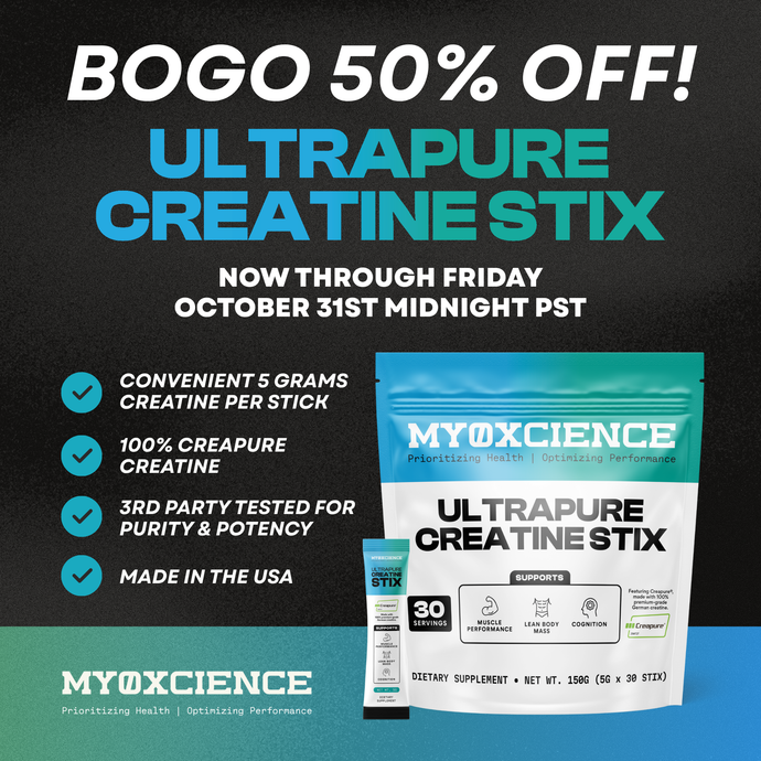 NEW: Creatine Stix Featuring Creapure Creatine the world’s purest creatine monohydrate made in Germany