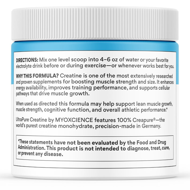 Creapure® Creatine Monohydrate: the World’s Cleanest Creatine – Myoxcience