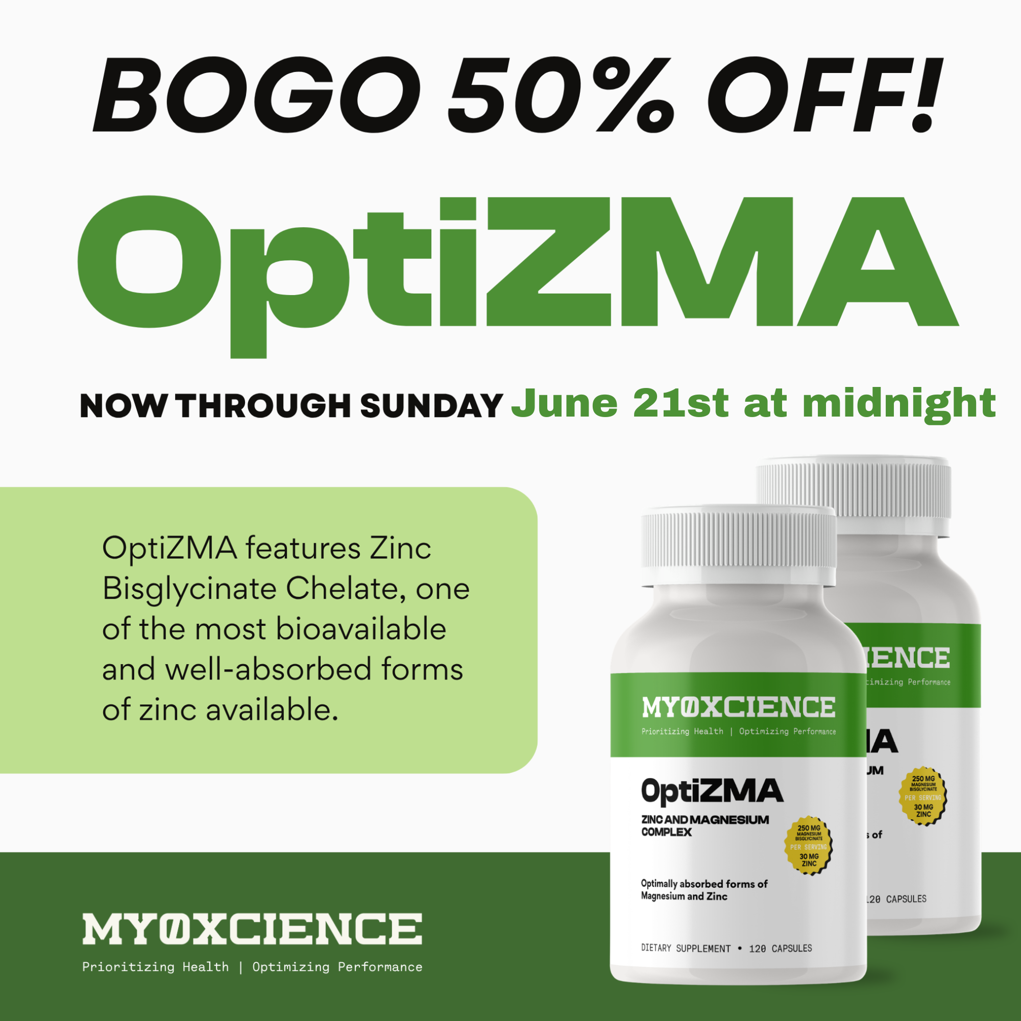 Opti ZMA: Magnesium and Zinc Complex