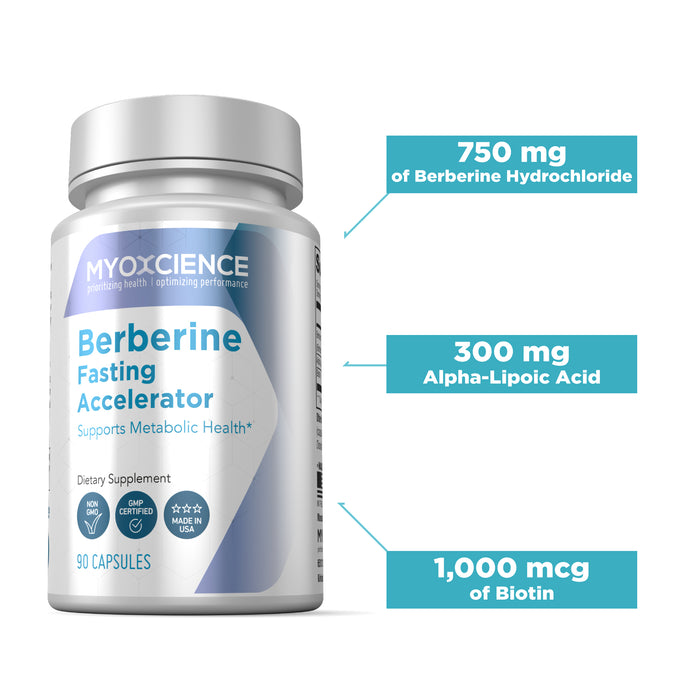 Berberine Fasting Accelerator: Berberine HCL with ALA (Alpha Lipoic Acid) and Biotin