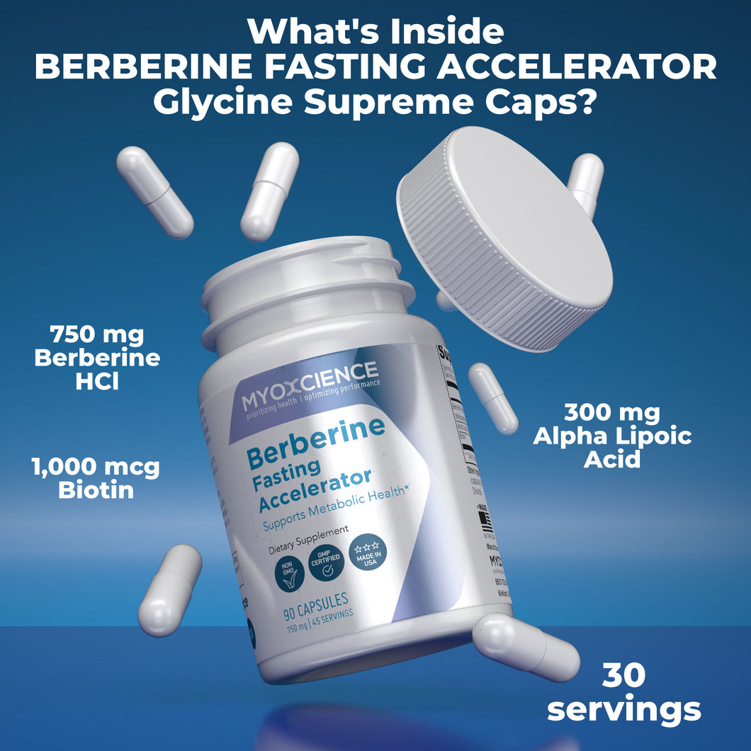 Berberine Fasting Accelerator: Berberine HCL with ALA (Alpha Lipoic Acid) and Biotin