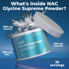 NAC + Glycine Supreme | N-Acetyl-L-Cysteine, Glycine and Taurine Combination