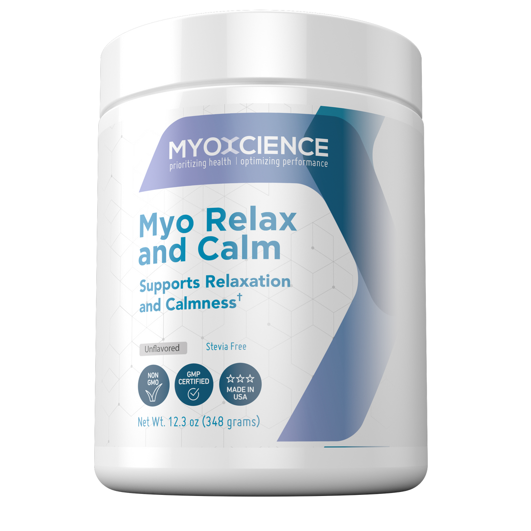 Myo Relax & Calm | Contains myo-Inositol, L-Theanine, Magnesium & GABA | Supports Sleep, Neurotransmitter & Hormone Support