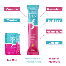 Electrolyte Stix: 2.6 grams of Creatine Enhanced With Electrolytes