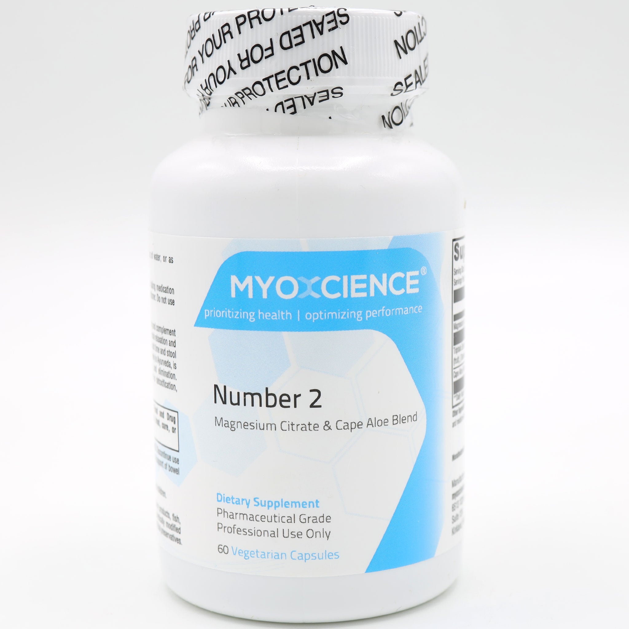 Number 2 Magnesium Citrate, Triphala and Cape Aloe Blend – Myoxcience