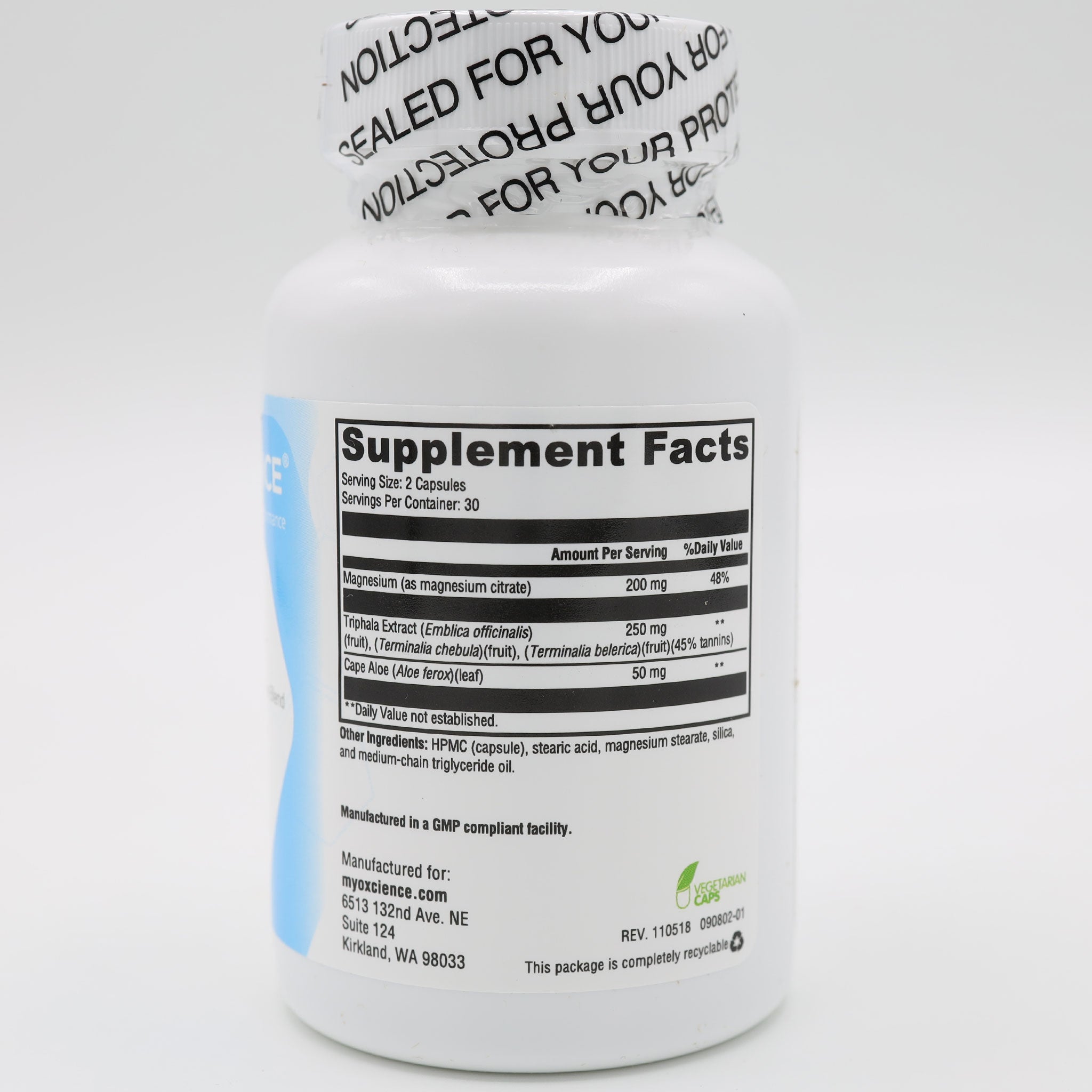 Number 2 Magnesium Citrate, Triphala and Cape Aloe Blend