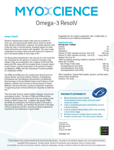 Omega-3 ResolV | Pro-Resolving Mediators from Alaskan Cod Liver Oil