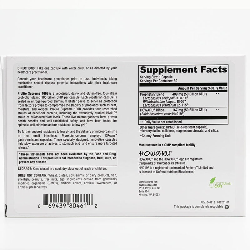 Probio Supreme High Potency Probiotic | Dairy Free | Stain Specific |