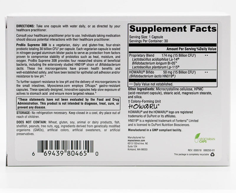 Probio Supreme High Potency Probiotic | Dairy Free | Stain Specific |