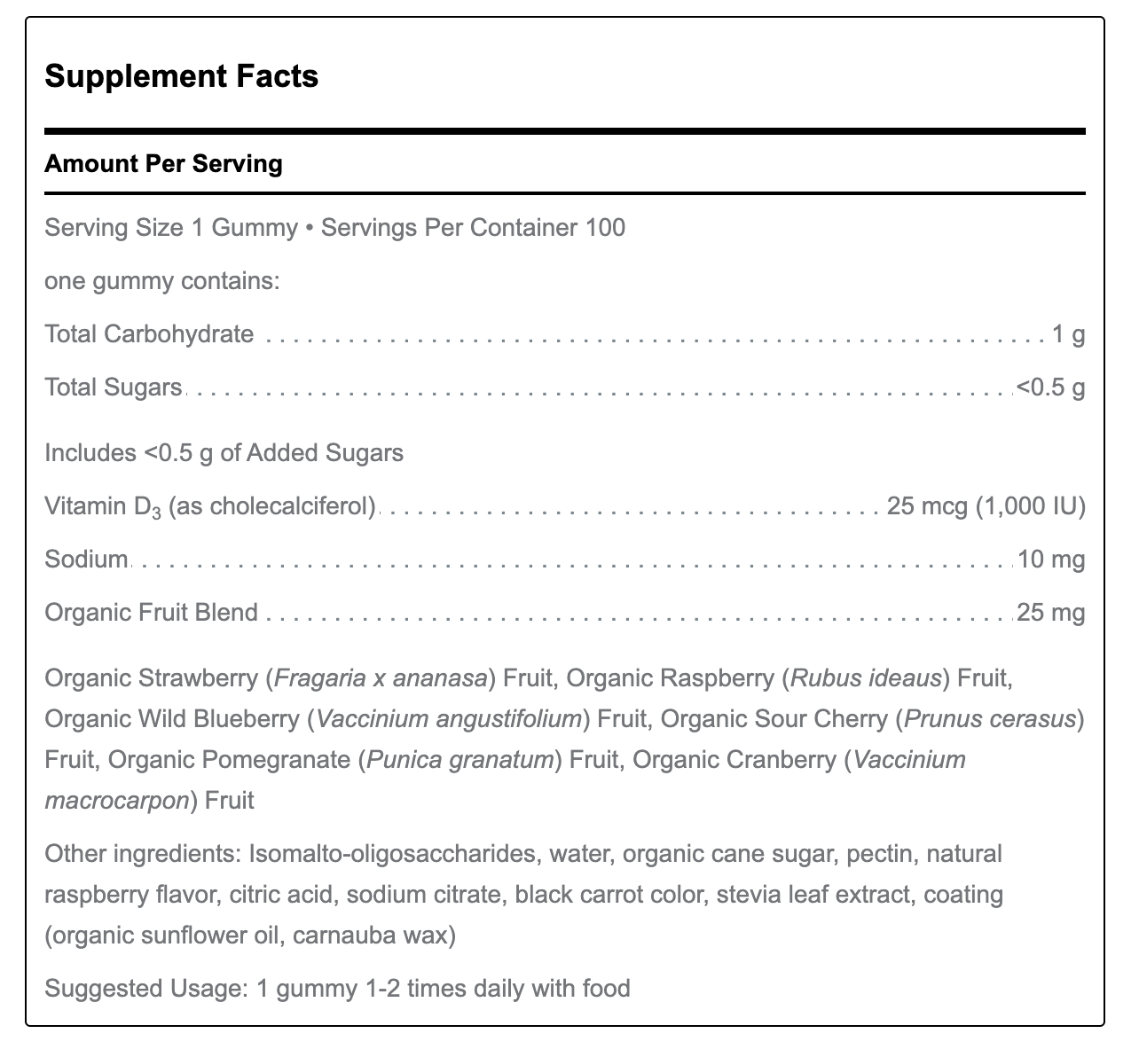 Vitamin D Gummies | 1,000 IU of vitamin D3