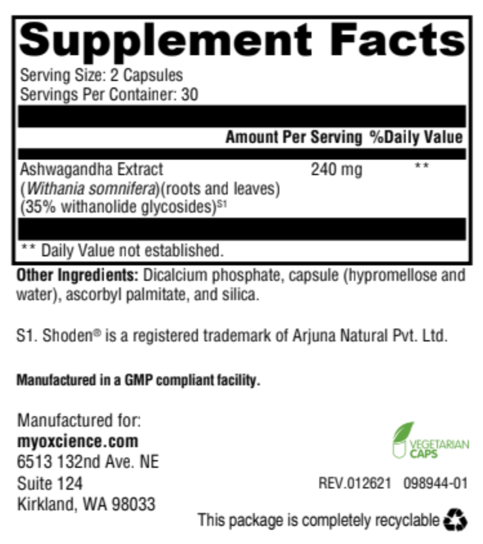 Ashwagandha Sleep Aid | Featuring Shoden a highly concentrated 35% withanolide glycosides