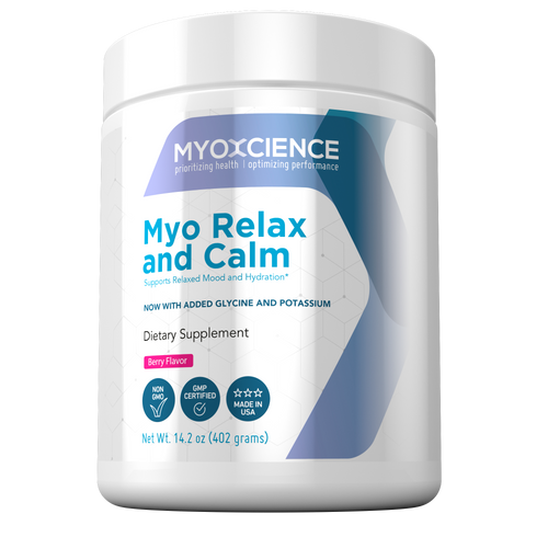Myo Relax & Calm | Contains myo-Inositol, L-Theanine, Magnesium & GABA | Supports Sleep, Neurotransmitter & Hormone Support