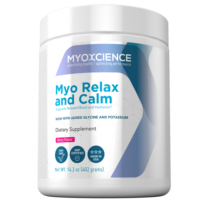 Myo Relax & Calm | Contains myo-Inositol, L-Theanine, Magnesium & GABA | Supports Sleep, Neurotransmitter & Hormone Support