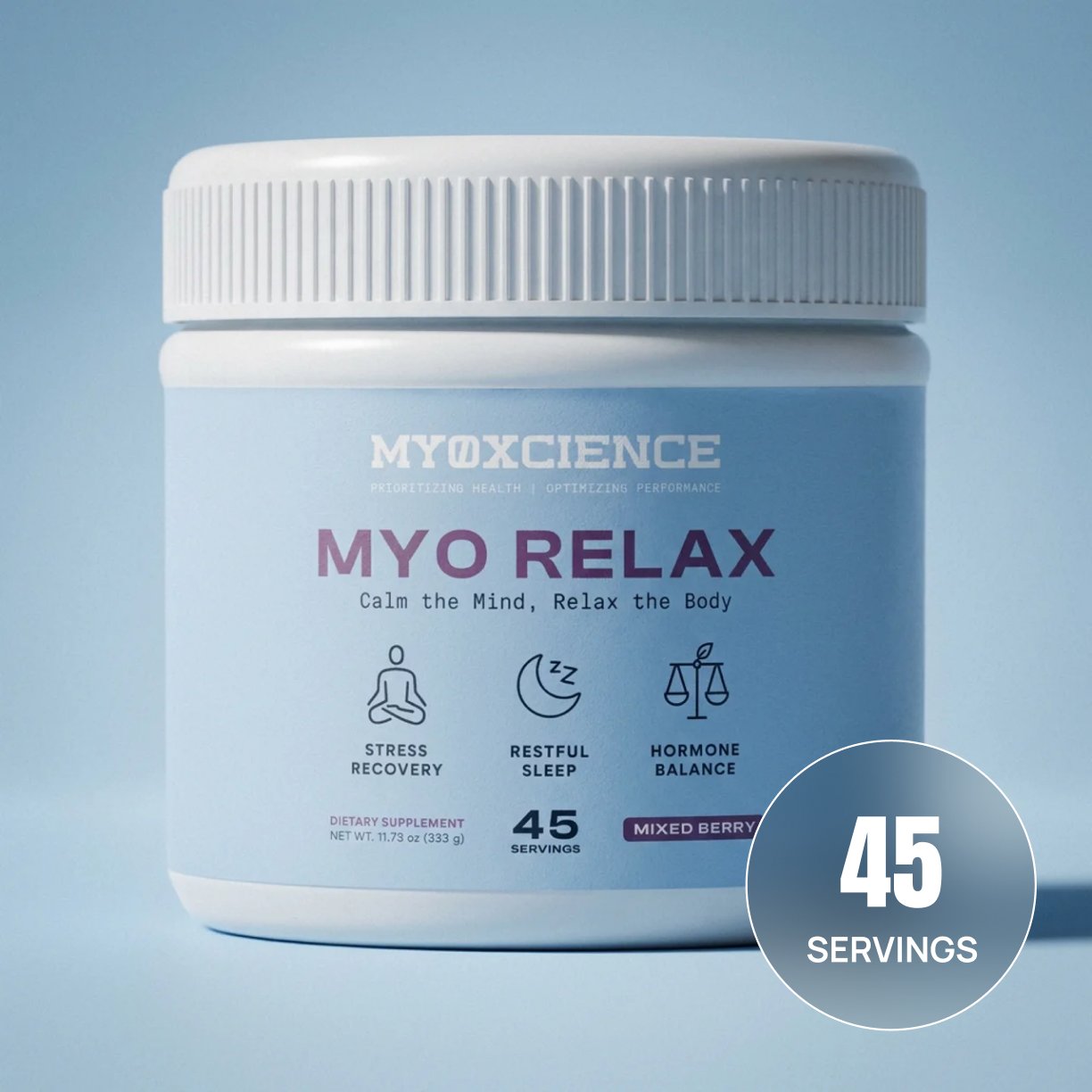 Myo Relax tub, 45 servings